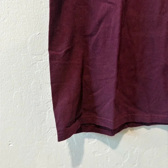 Adidas Men's Burgundy Short Sleeve Tee - Picture 6 of 7
